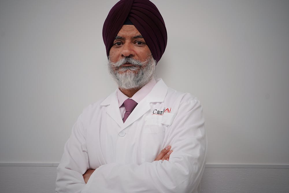 Representative Indian doctor portrait for Dr. Amit Patel