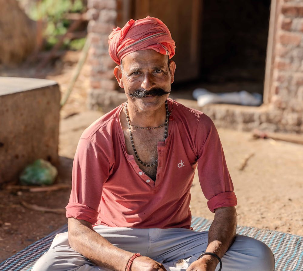 Representative rural Indian customer portrait for Suresh Yadav